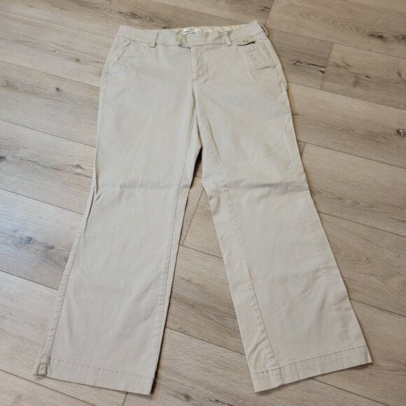 Dockers Women's Dress Pants 12P Med Beige Mid Rise Curvy Career Trousers - Picture 1 of 7